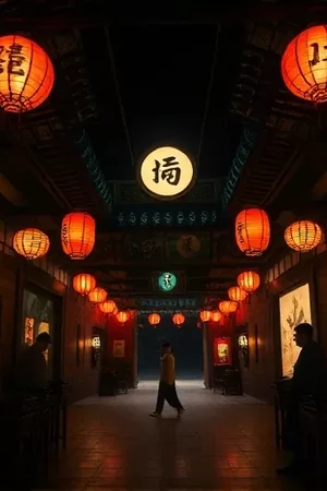 《北纬三十度的风》海报，公路尽头驶向山谷的旧客车