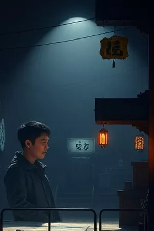 《旧钟楼谜案》海报，雨夜里的钟楼指针停在一点