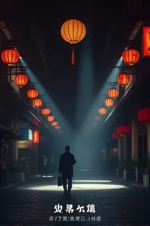 《半城灯火》海报，夜色中连成一片的高楼窗灯